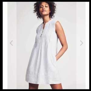 Faherty Women's Mini Dress in Light Gray